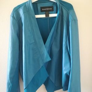 Ashley Stewart Faux Fur Waterfall Jacket